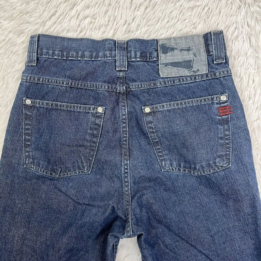 Vintage‎ Y2K Shorty's Skateboards Denim Jeans BAGGY 90s Button Fly Mens Sz 30x29